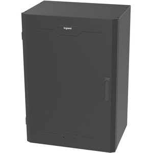 Ortronics 8RU Vertical Wall-Mount Cabinet, Split Door, 42"H