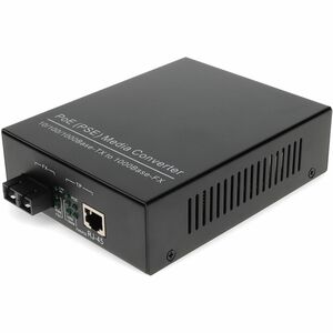 AddOn 10/100/1000Base-TX(RJ-45) to 1000Base-SX(SC) MMF 850nm 550m POE+ Media Converter