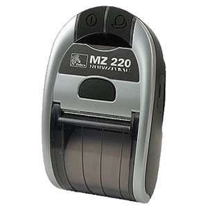 Zebra MZ 220 Mobile Direct Thermal Printer - Portable - Receipt Print - USB - Bluetooth - Battery Included