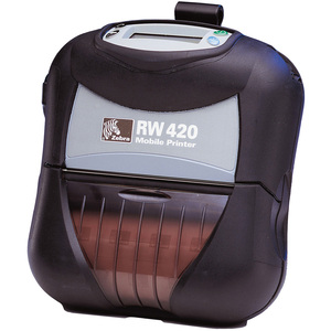 Zebra RW 420 Direct Thermal Printer - Monochrome - Portable - Receipt Print - USB - Serial - Bluetooth - Battery Included