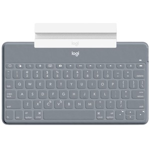 Keys-To-Go Super-Slim and Super-Light Bluetooth Keyboard for iPhone, iPad, and Apple TV - Stone