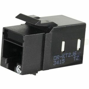 Ortronics Category 6 Keystone Jack, Lacing Cap Termination, Violet