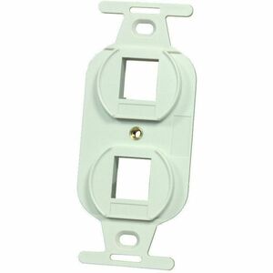 Ortronics 106 FRAME, KEYSTONE, 2 HOLE, FOG WHITE