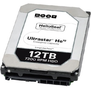 HGST Ultrastar He12 12 TB Hard Drive - Internal - SATA (SATA/600) - 3.5" Carrier