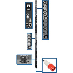 Tripp Lite 3-Phase PDU Switched 27.7kW 220/230V 24 C13; 6 C19 63A IEC309