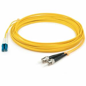 AddOn 125m ALC (Male) to ST (Male) Yellow OS2 Duplex Fiber OFNR (Riser-Rated) Patch Cable