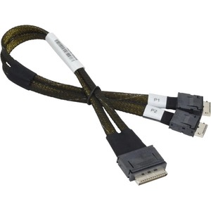 Supermicro 30cm OCuLink 8 Lanes to 2x OCuLink 4 Lanes Pascal Cable