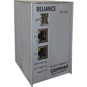 ComNet Electrical Substation-Rated 10/100/1000 Mbps 3-Port Self-managed Ethernet Switch
