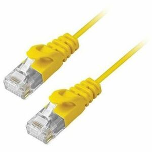 Comprehensive MicroFlex Pro AV/IT CAT6 Snagless Patch Cable Yellow 5ft