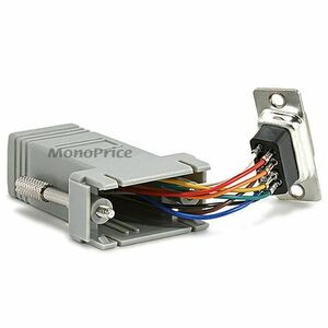 Monoprice DB-9F/RJ45 Modular Adapter