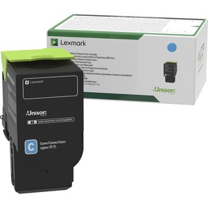 Lexmark Unison Original Standard Yield Laser Toner Cartridge - Cyan - 1 Each