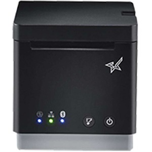 Star Micronics mC-Print20, Ethernet (LAN), USB, CloudPRNT - 2" Thermal Receipt Printer - 100 mm/sec - Monochrome - Auto Cutter - Black Color - External Power Supply Included