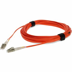 AddOn 20m LC (Male) to LC (Male) Orange OM2 Duplex OFNR (Riser-Rated) Fiber Patch Cable