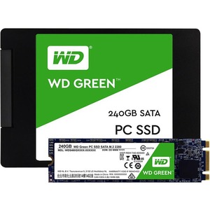 WD-IMSourcing Green WDS240G1G0B 240 GB Solid State Drive - M.2 2280 Internal - SATA (SATA/600)