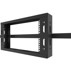 Legrand Q-Series Overhead Cable Pathway Rack, 2RU, Black