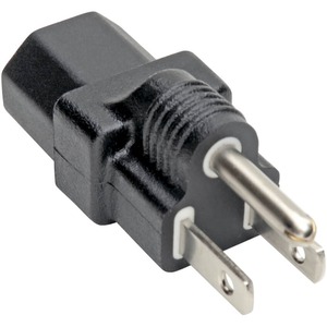 Tripp Lite Computer Power Cord Adapter NEMA 5-15P to C13 15A 125V Black