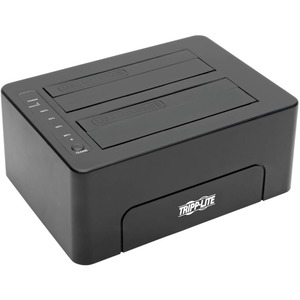 Tripp Lite by Eaton USB-C to Dual SATA Quick Dock - USB 3.1 Gen 2 (10 Gbps) 2.5/3.5 in. HDD/SDD Thunderbolt 3