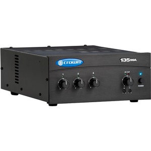 Crown 135MA Amplifier - 105 W RMS - 3 Channel - Black