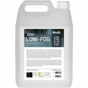 Martin JEM Low-Fog Fluid, Quick Dissipating