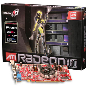 Connect3D Radeon X600 PRO Graphics Card