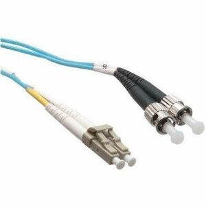 Axiom LC/ST 10G Multimode Duplex OM3 50/125 Fiber Optic Cable 1m - TAA Compliant