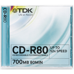 TDK 48x CD-R Media