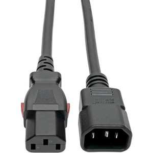 Tripp Lite Power Extension Cord Locking C13 to C14 PDU Style - 10A 250V 18 AWG 4 ft. (1.22 m)