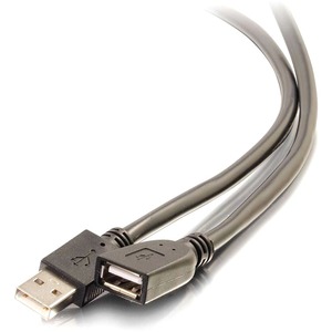 C2G 75ft USB Extension Cable - Active USB A to USB A Extension Cable - Plenum Rated - USB 2.0 - M/F