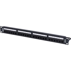 Belden CAT6+ REVConnect Patch Panel, Flat, 24-Port, 1U (Preloaded)