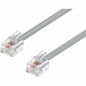 Monoprice Phone Cable, RJ11 (6P4C), Straight for Data - 50ft
