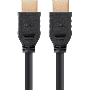 Monoprice 4K No Logo High Speed HDMI Cable 3ft - CL2 In Wall Rated 18 Gbps Black