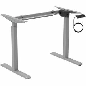 Monoprice Sit-Stand Single Motor Height Adjustable Table Desk Frame, Electric, Gray