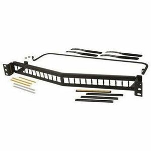 Ortronics HDJ Series 24 Port Unloaded Angled Panel