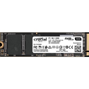 Crucial Client 500 GB Solid State Drive - M.2 2280 Internal - PCI Express (PCI Express 3.0 x4)