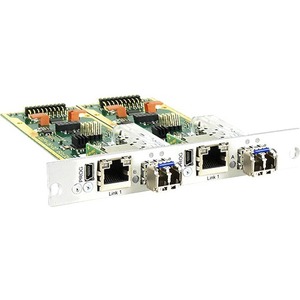 Black Box Repeater Module - 2x CATX to 2x Fiber; KVM Matrix Switching