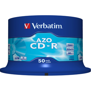 Spindle de 50 CD-R Verbatim 700MB 52x (43343) - 951156