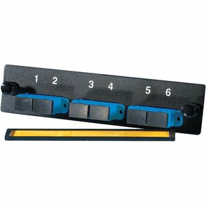 Ortronics Q-Series OFP Adapter Panel,6,SC,Duplex, OS2, Blue