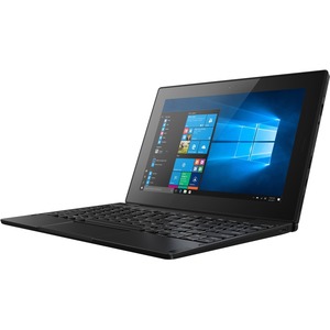 Lenovo ThinkPad Tablet 10 20L4S03M00 LTE Advanced 10.1" Touchscreen 2 in 1 Notebook - 1920 x 1200 - Intel Celeron N4100 Quad-core (4 Core) 1.10 GHz - 8 GB Total RAM - 128 GB Flash Memory - Graphite Black