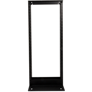 Rack Solutions 25U 2Post Rack with 12-24 Holes (Black)