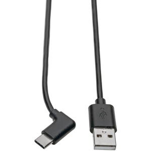 Tripp Lite USB 2.0 Hi-Speed Cable A to USB Type C USB C M/M Right-Angle 6ft 6'