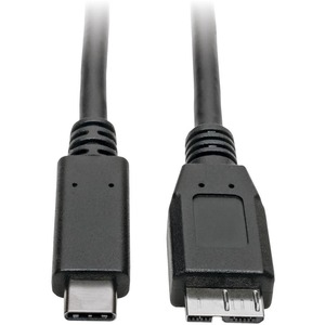 Tripp Lite USB C to USB Micro-B Cable 3.1 Gen 1, 5 Gbps USB Type C M/M 6ft 6'