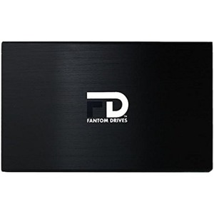 Fantom Drives 4TB External Hard Drive - GFORCE 3 Pro - 7200RPM, USB 3, Aluminum, Black, GF3B4000UP-G, Government Drop Ship Only