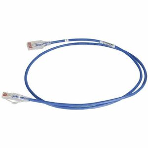 Ortronics 28awg Reduced diameter C6A/10G channel cord Blue 20FT