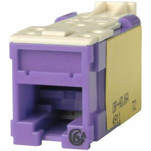 Ortronics Clarity High Density Jack (HDJ) CAT6A, T568A/B, Purple