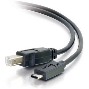 C2G 4m USB 2.0 USB-C to USB-B Cable M/M - Black