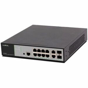 Luxul Front-Facing Rackmount Switch with 12/8 PoE+ Ports