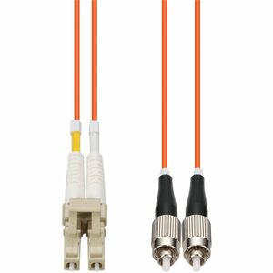 AddOn 1m LC to FC Orange OM1 Duplex OFNR (Riser-Rated) MMF Fiber Patch Cable