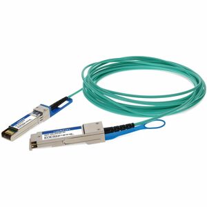 AddOn Cisco® Compatible TAA Compliant 10GBase-AOC QSFP+ to SFP+ Active Optical Cable (850nm, MMF, 5m)