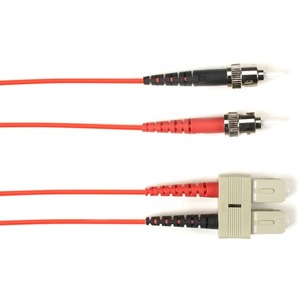 Black Box Colored Fiber OM4 50/125 Multimode Fiber Optic Patch Cable - OFNR PVC