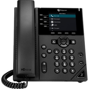 Poly 350 IP Phone - Corded - Corded - Desktop, Wall Mountable - TAA Compliant